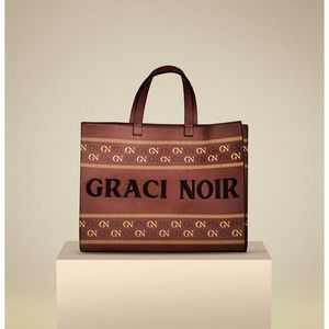 NWOT: Graci Noir Brown Tote